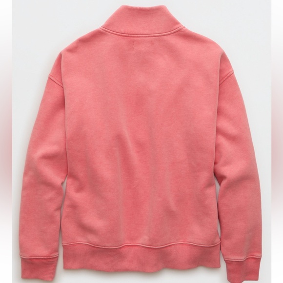Coral Sun Quarter Zip Sweatshirt - Picture 2 of 2